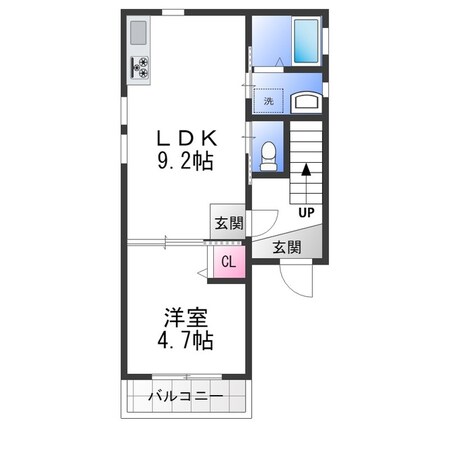 福田パレスの物件間取画像